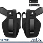 Gun Holster Tactical Concealed Carry Pistol Left/Right Hand IWB OWB w Mag Pouch