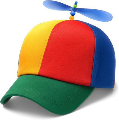 Bunte Propellermütze Propeller mütze propeller cap mit fliegendem Propeller, Spi