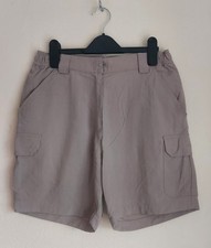 Peter Storm Ladies Biege Safari Shorts UK Size 10 Good Condition