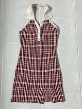 Striped Red and White Cute Body dress XS - S