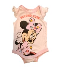 Girls size 000, Disney, Minnie Mouse cotton bodysuit / romper