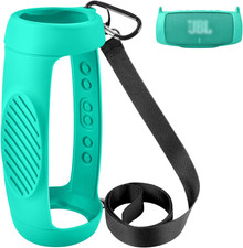 Silicone Case Cover for JBL Charge 5 Waterproof Portable Bluetooth Speaker, Trav