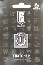 TOM CLANCY RAINBOW 6 SIX SIEGE THATCHER OPERATOR ICON PIN BADGE UBISOFT R6 NEW!