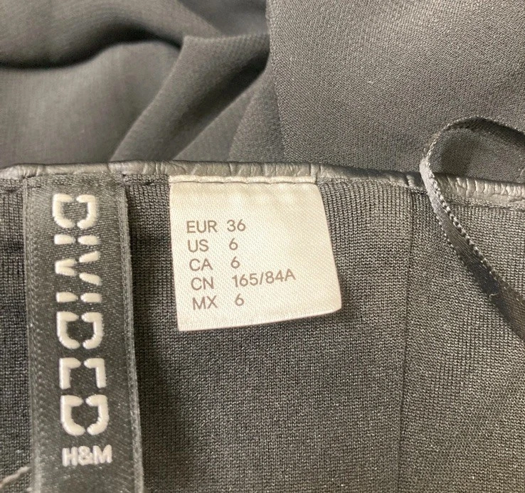 H&M Sommerkleid Bodenlang Gr S 36 Schwarz - Bild 3 von 4