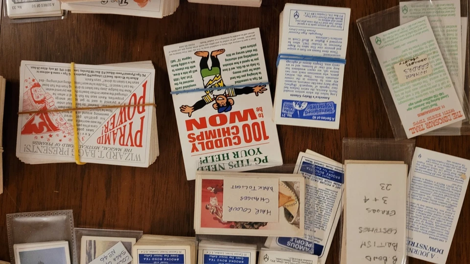 JOB LOT BROOKE BOND PG TIPS TEA CARDS INCLUDING ERRORS AND RARITIES. - Image 4 of 4