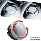 Fuel Tank Gas Cap Left Hand Thread Fit for Harley Softail Pop Up vented Fuel Cap