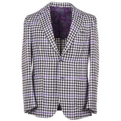 Stile Latino Napoli Extra-Slim Wool-Alpaca-Silk Sport Coat 40-42R (Eu 52) NWT