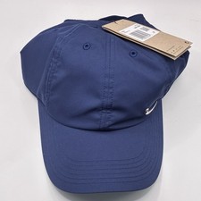 Nike Kids Boys Girls Metal Swoosh Cap Hat Navy Blue One Size FB5064-410 NWT