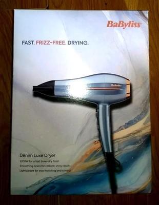 Babyliss Denim Luxe Trockner Ionic Frizz Control schnelltrocknend 2200W - D251U