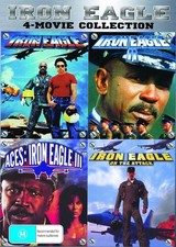 Iron Eagle: 4 Movie Collection - NTSC/0 Used Very Good DVD Australia - Impor