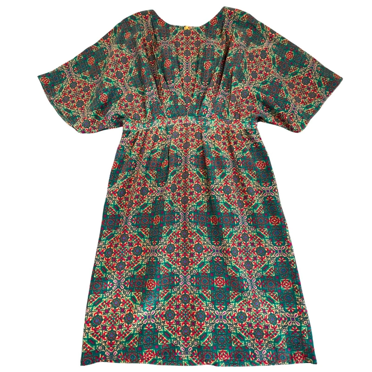 nieves lavi silk dress Nieves Lavi NewYork Colorful100%SilkDresssz2