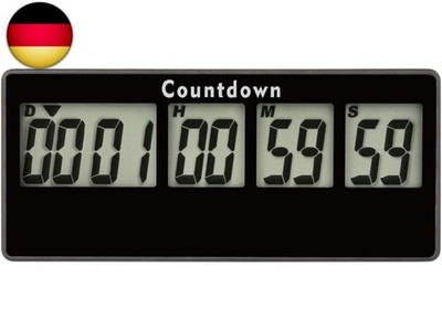 Digitaler Timer Countdown-Timer 9999 Tage Ruhestands Küchen Magnetdesign,