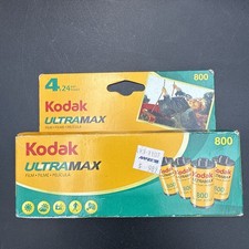 Vintage Kodak Ultramax 800 35mm Film 4x24 4 Pack Expired NEW Sealed HTF