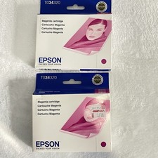 EPSON Stylus Photo 2200 T034320 Magenta Ink Cartridge EXPIRED October 2008 X2