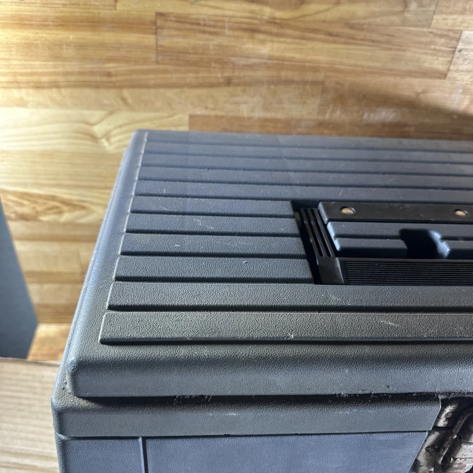 Vintage Stack-on Step Stool Tool Chest Grey 19.5” X 13” X 14” Made In USA - Image 3 of 4