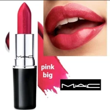 MAC Lustreglass Lipstick *PINK BIG* / .10 oz - FULL SIZE / NIB