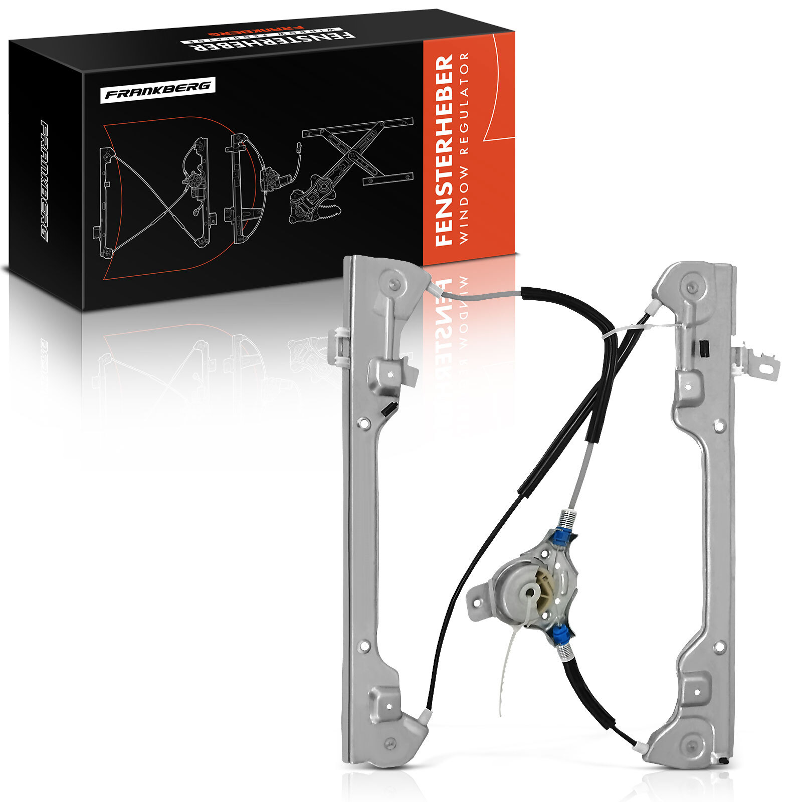 FRANKBERG Power Electric Window Regulator without Motor for Front Left