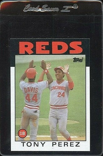 1986 TOPPS #85 TONY PEREZ HOF CINCINNATI REDS