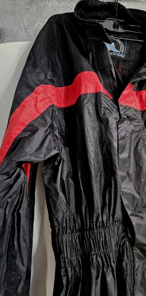 Мужской комбинезон Himalaya Motor Bike Wear средний черный полиэстер водонепроницаемый байкерский - Изображение 3 из 4