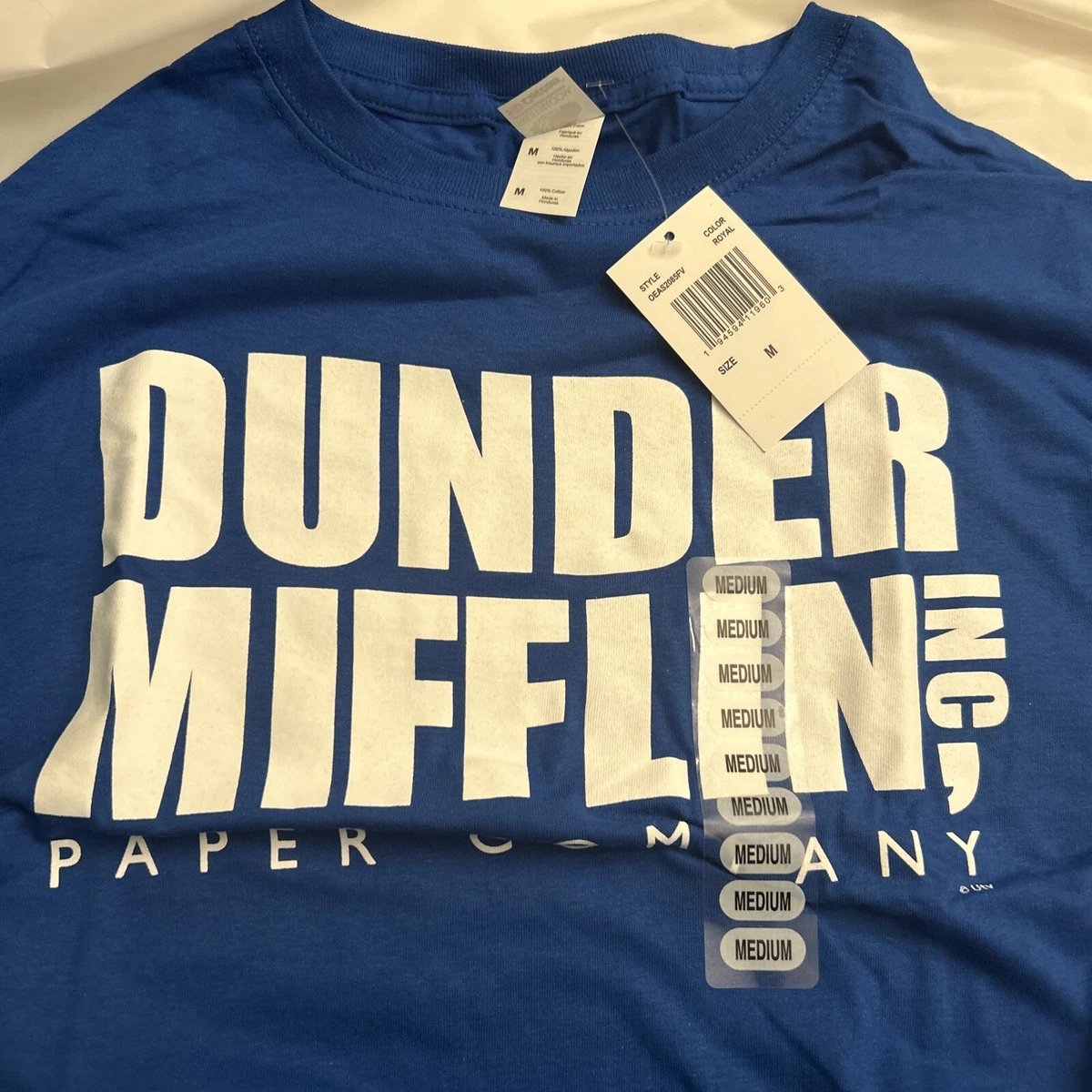 Dunder mifflin blue shirt 2025