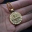 St. Benedict Medal Gold Pendant Necklace - Exorcism Medal, Stainless Steel, Made In Italy - Foto 13