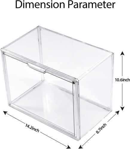 3Pack Clear Plastic Handbag Storage Organizer for Closet, Acrylic Display Case f - Picture 3 of 12