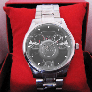 audi steering wheel watch