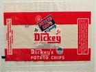 RARE 1940s Dickey New Orleans Potato Chips Popcorn Cellophane Wrapper Columns — photo 6