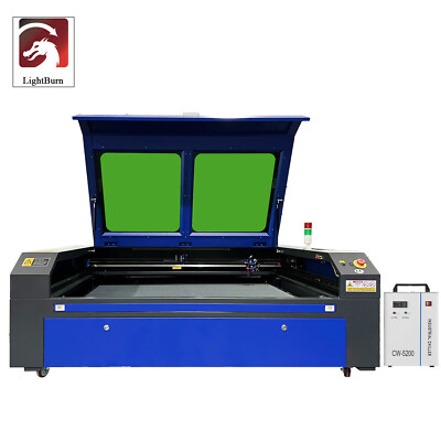 CO2 130W Laser Engraver Engraving Machine Cutter Cutting 55''x35'' Ruida & CW-5200