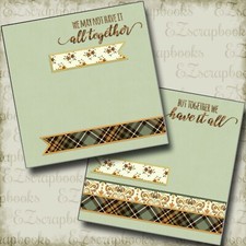 We Have It All NPM - 2 Premade Scrapbook Pages - EZ Layout 4405
