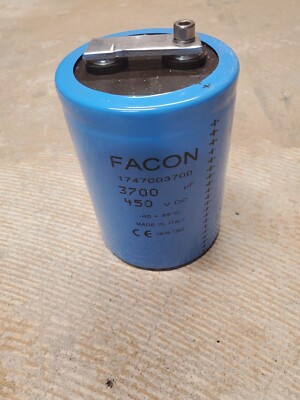 Facon Capacitor, 1747003700, 3700 uF, Voltage: 450VDC
