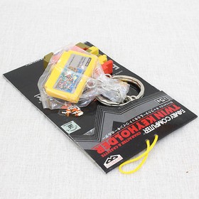 RARE! Super Mario Bros. Twin Keyholder Chain Figure Famicom NES NINTENDO JAPAN 
