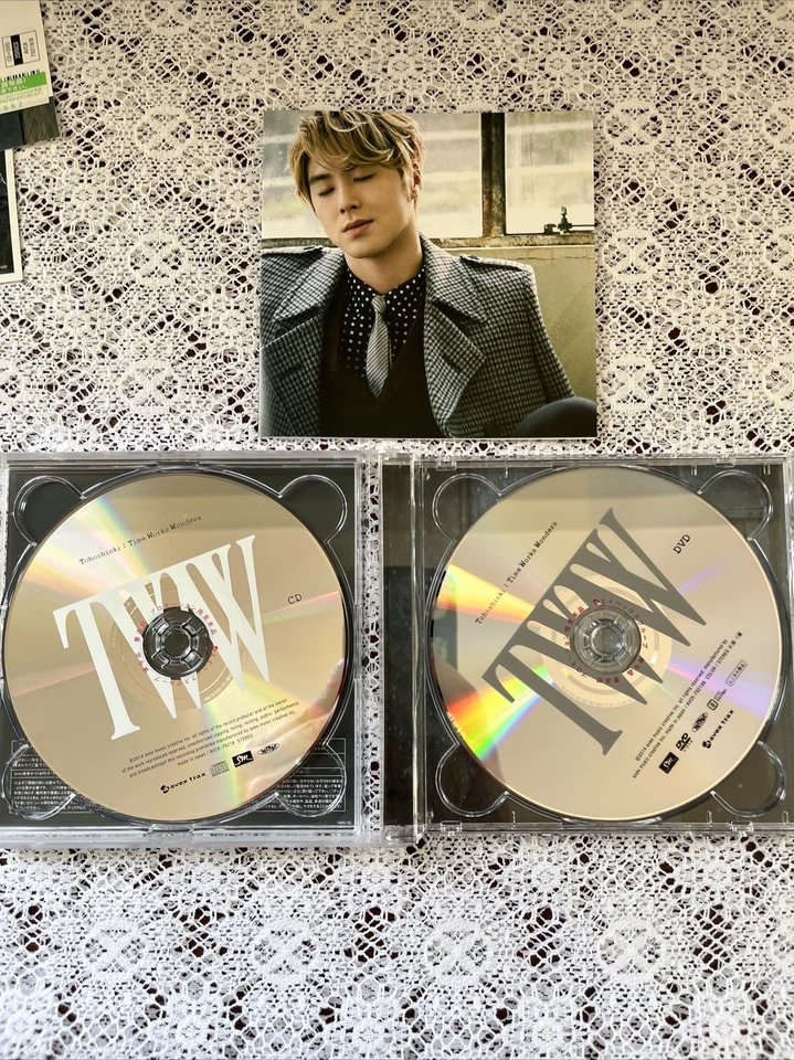 TOHOSHINKI Time Works Wonders JAPAN CD+DVD with jacket card and obi Foto 3 de 4