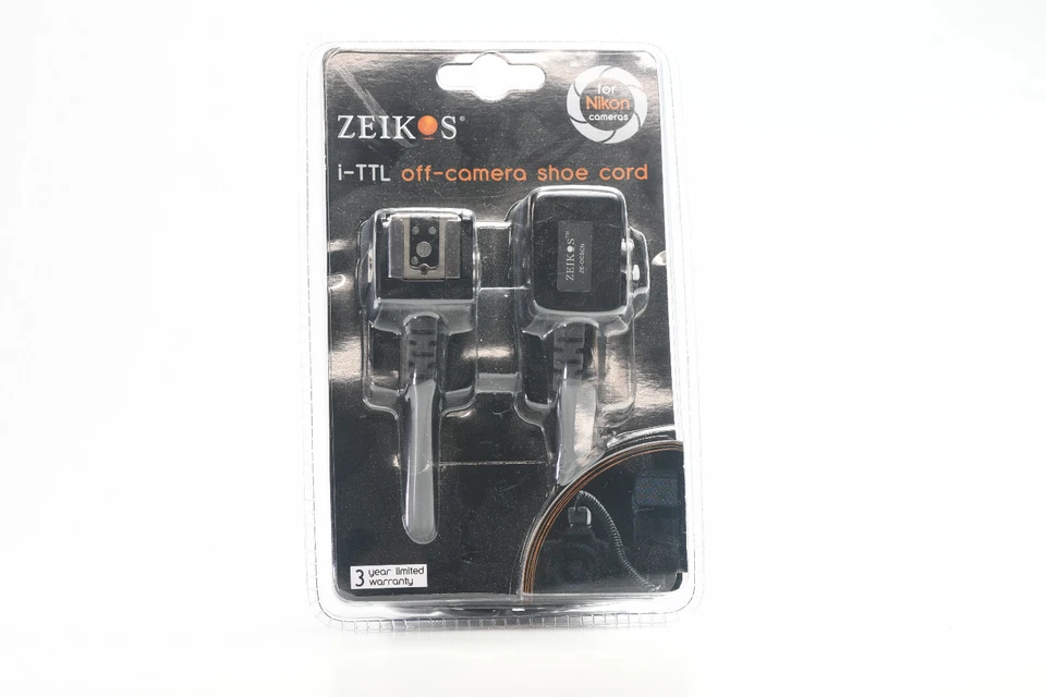 Cable zapata Zeikos fuera de cámara para cámaras Nikon Foto 2 de 3