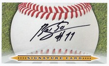 ERISBEL ARRUEBARRENA SIGNED AUTO'D 3X5 IC SIGNATURE CARD INDEX LA DODGERS CUBA