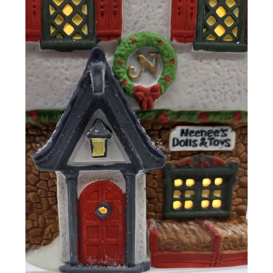 1991 Department 56 NEENEE'S DOLLS & TOYS North Pole 56200 LETTER N