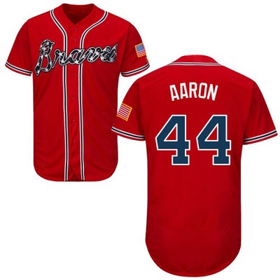 atlanta braves red jersey