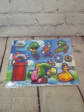 NEW Super Mario Bros Wonder Sealed Sticker Sheet GameStop Exclusive Promo B8