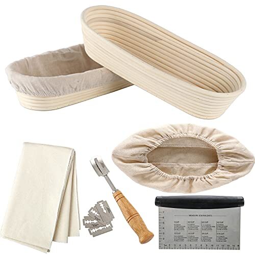 14 Inch Oval Proofing Basket 2pcs Bread Proofing Basket