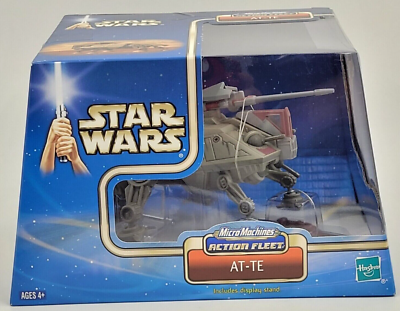 Star Wars Micro Machines Action Fleet 2002 AT-TE Walker Attack of