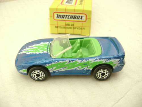 1993 MATCHBOX SUPERFAST MB28 MITSUBISHI GT3000 SPYDER NEW IN BOX - Picture 1 of 5