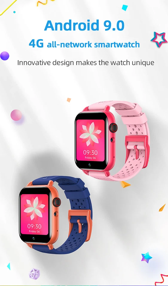 4G Smart Watch Dual Camera Children Phone Smartwatch Make/Answer Call Boys Gift - Image 2 of 4