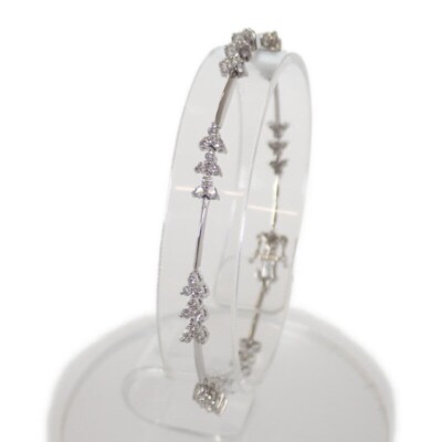 Design Jewelry Diamond Bracelet K18 White Gold Diamond
