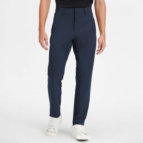 Mens Slim Fit Dress Pants Stretch Skinny Flat-Front Business Casual Suit Pants - Picture 15 of 53