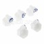 3/8 to 1/4 Inch OD Straight Quick Connect Water Purifier Tube Push in Fittings for Reverse Osmosis System 5pcs