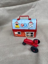 Fisher Price Barn Farm Mini Lunch Box with No Thermos 1962