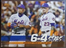 2022 Topps Series 1-Francisco Lindor & Javier Baez 6-4 Stars #TT-4