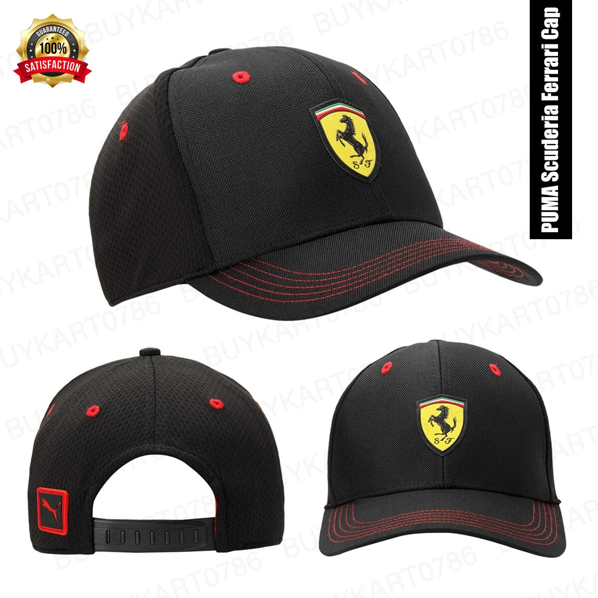 Pronombre Estimar Buscar a tientas PUMA ORIGINAL CAP SCUDERIA FERRARI FANWEAR BASEBALL CAP SPORTS CAP UNISEX  BLACK | eBay