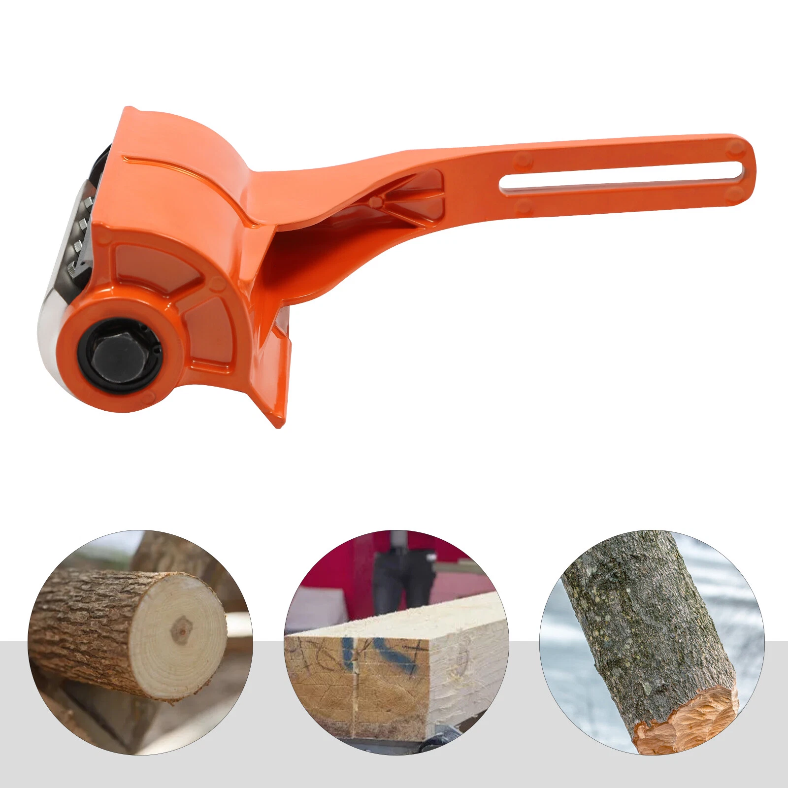 Timber Log Debarking Tool Peeler Wood Grooving Chainsaw Debarker Attachment