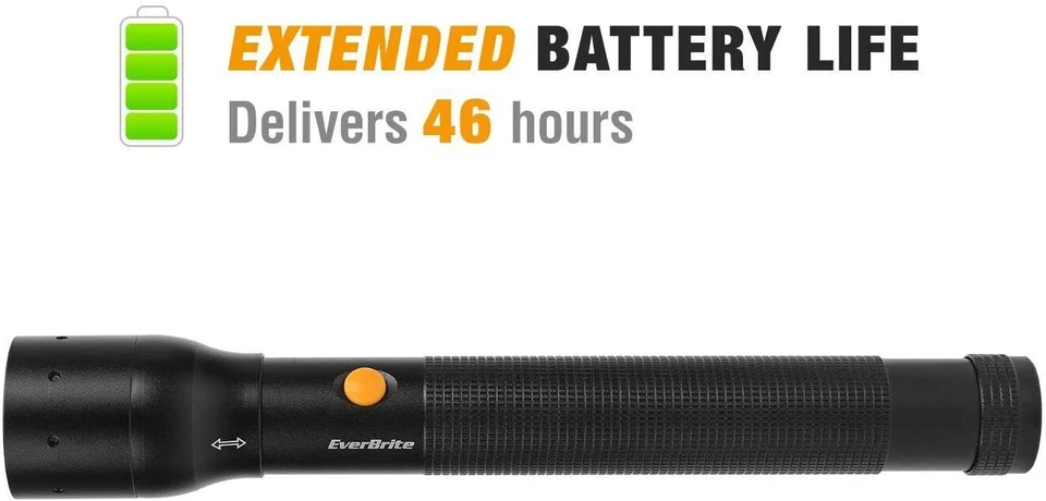 EverBrite 900 LM Flashlight Ultra Bright Tactical Adjustable Focus 3 Light Modes - Image 4 of 4